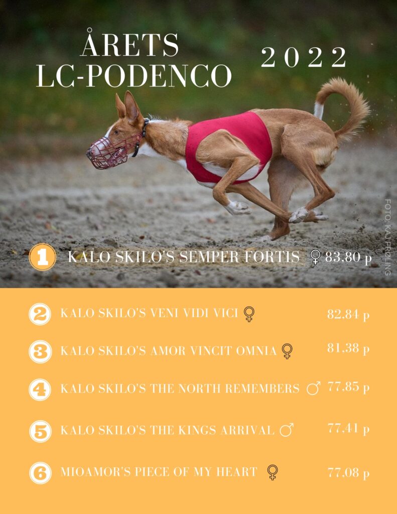 Årets LC-podenco 2022
KALO SKILO's SEMPER FORTIS